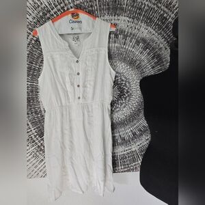 NAIF White Sleeveless Dress